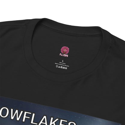 Snowflakes Finally Pulling Their Weight T-Shirt — Funny Santa Reindeer Tee