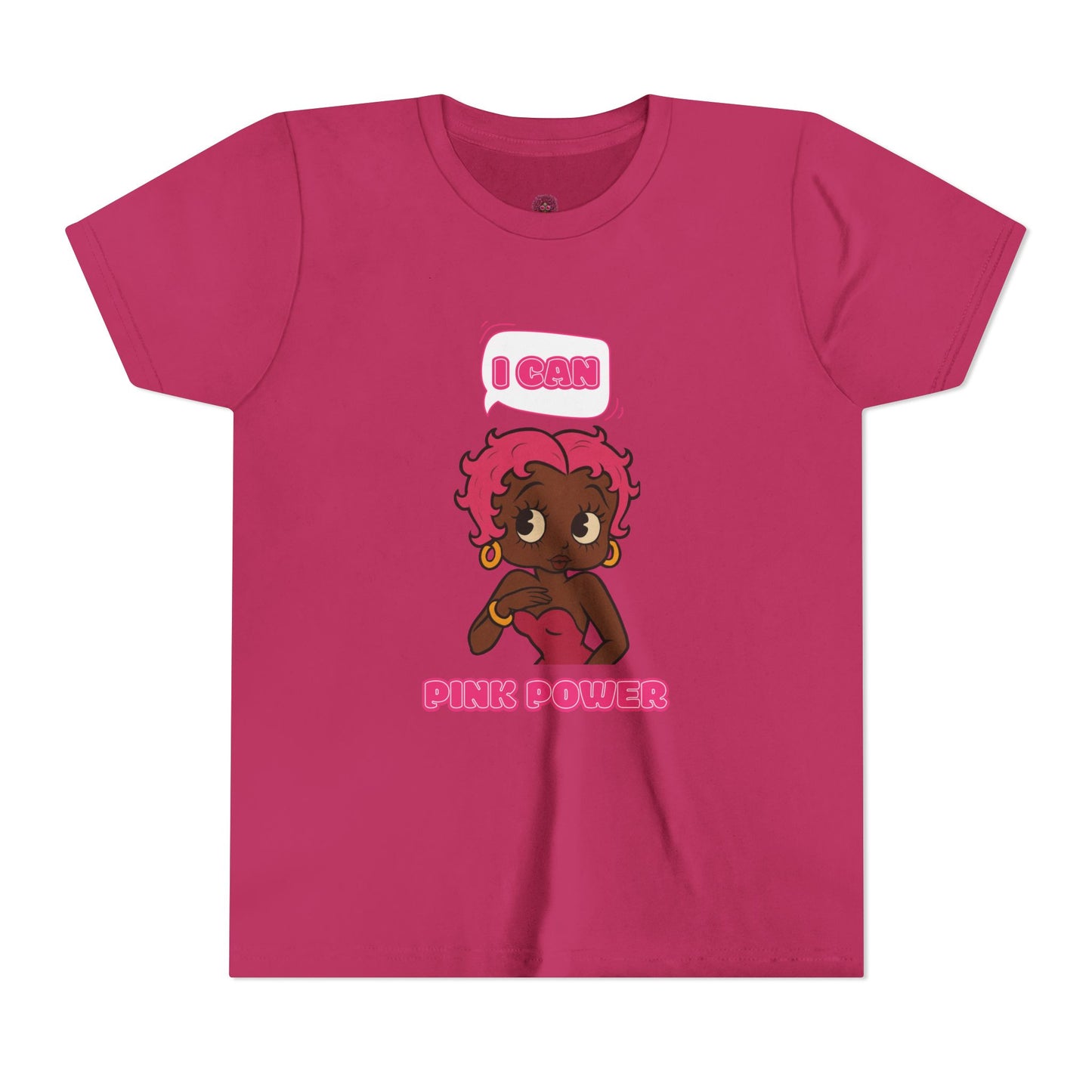 Empowering Youth Tee - "I Can" Pink Power Graphic Tee, Kids Inspirational Shirt, Motivational T-Shirt, Girls Fashion, Positive [...]