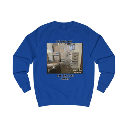 Release The Epstein Files Tee: Unisex Sweatshirt, Casual Wear, Statement Tee, Funny & Quirky Shirt