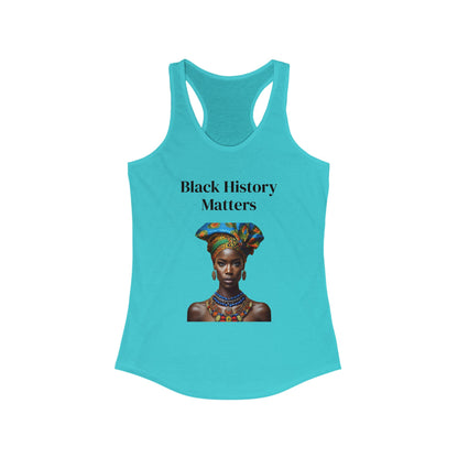 Black History Matters 2 Women's Racerback Tank Top