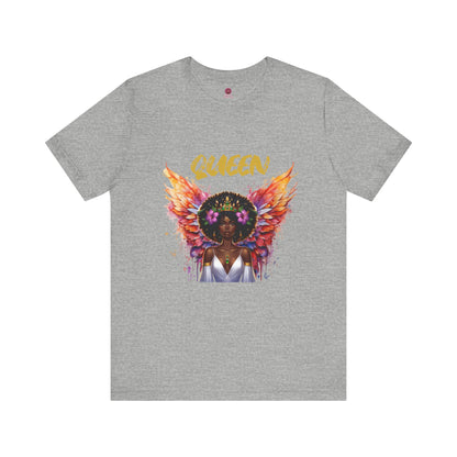 Queen Unisex Short sleeve Jersey Tee - Empowering Graphic Tee for Confident Women