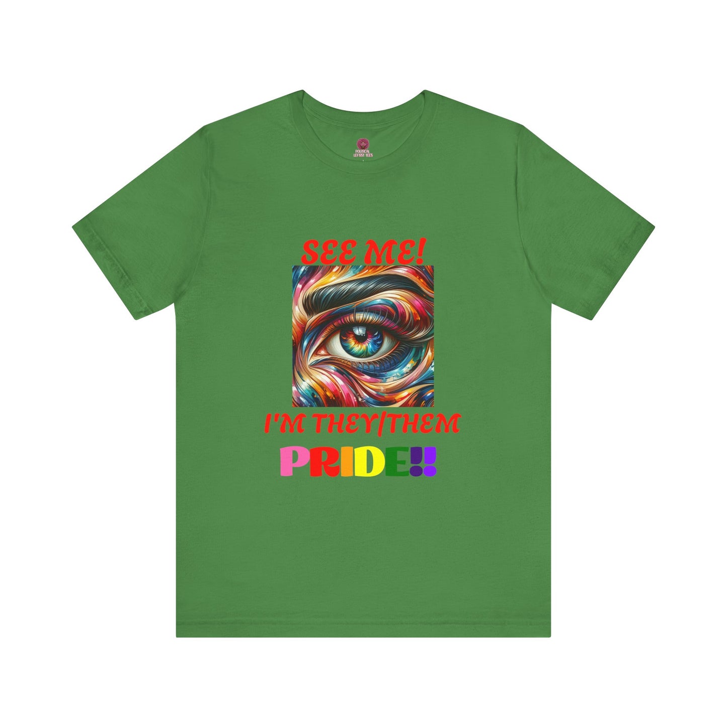 They/Them Pride Short Sleeve Unisex Tee - Celebrate Identity & Inclusivity