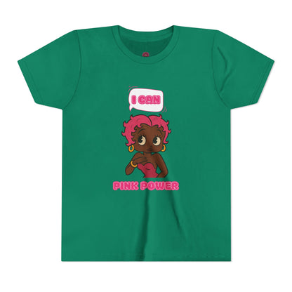 Empowering Youth Tee - "I Can" Pink Power Graphic Tee, Kids Inspirational Shirt, Motivational T-Shirt, Girls Fashion, Positive [...]