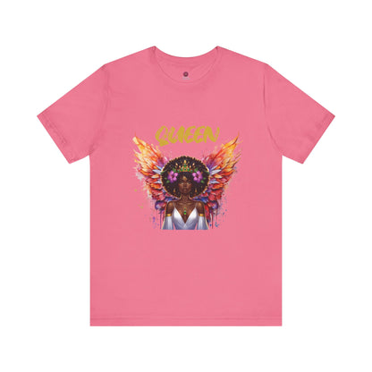 Queen Unisex Short sleeve Jersey Tee - Empowering Graphic Tee for Confident Women