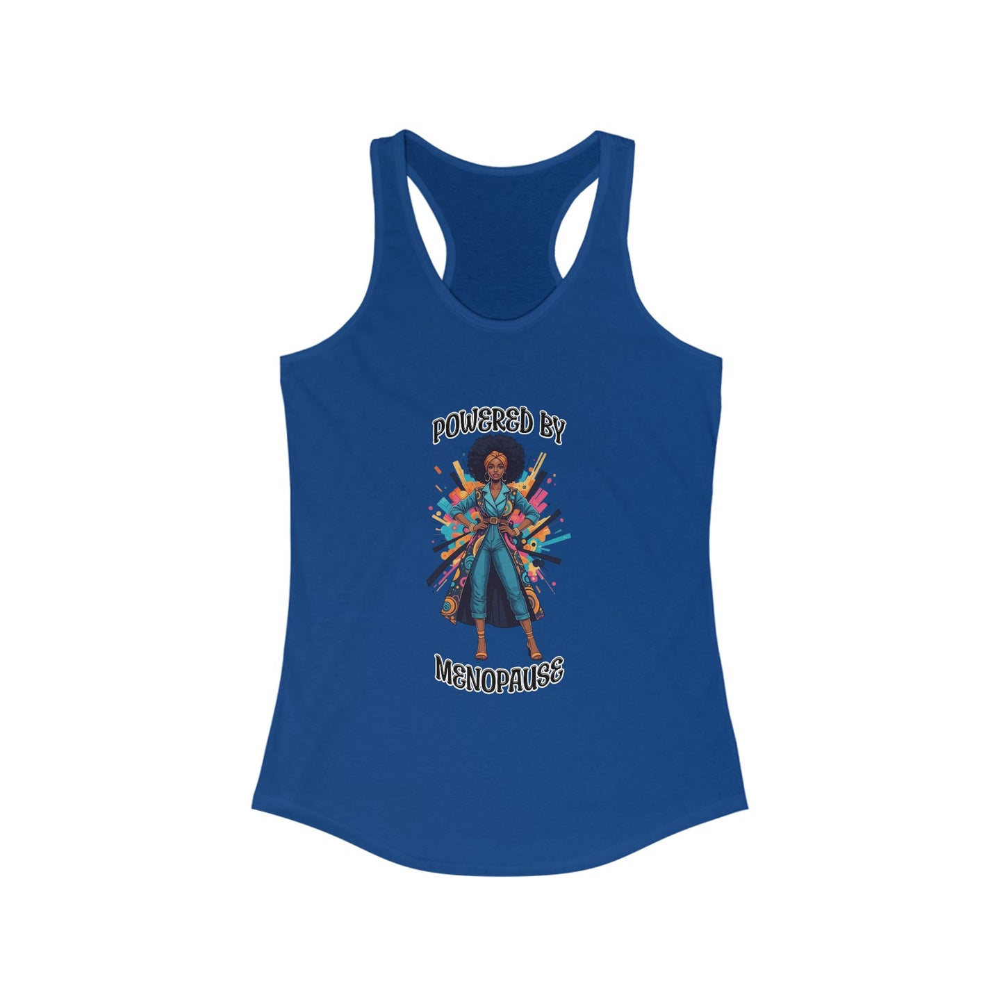 Empowering Menopause Tee | Women's Racerback Tank Top