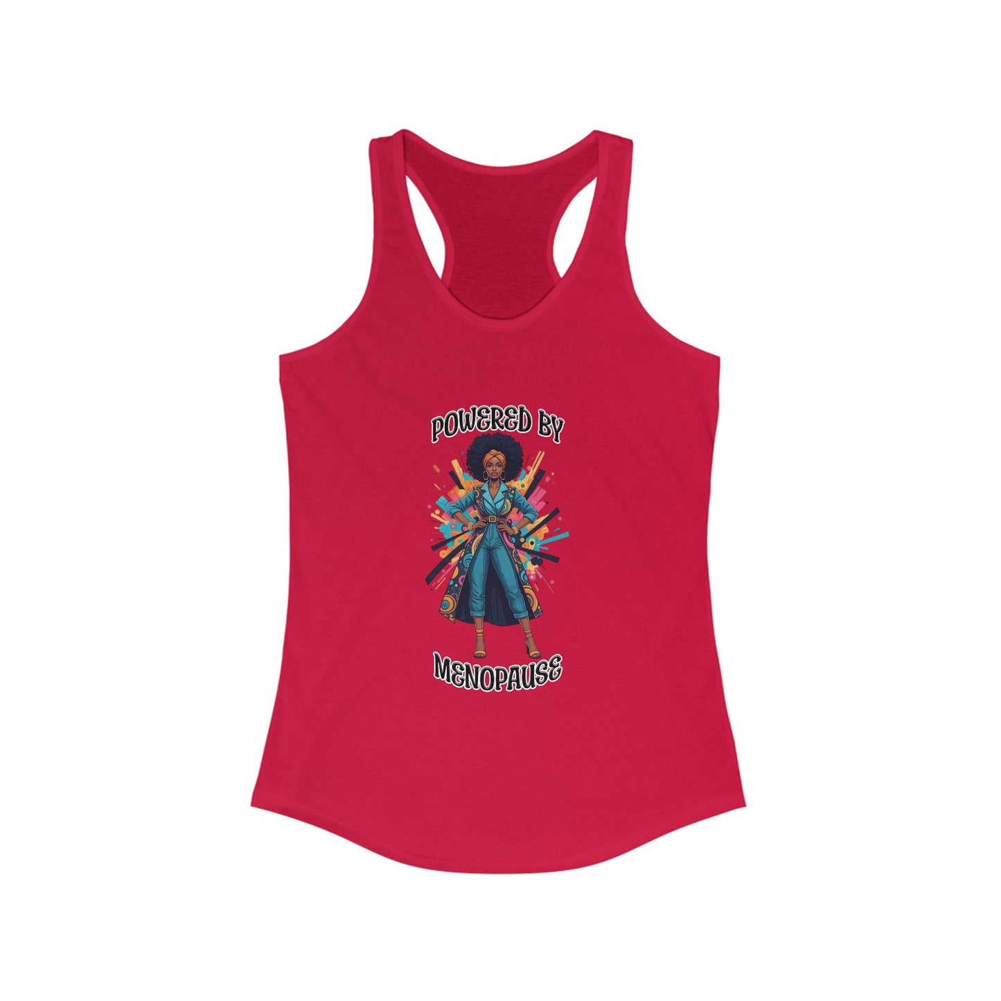 Empowering Menopause Tee | Women's Racerback Tank Top