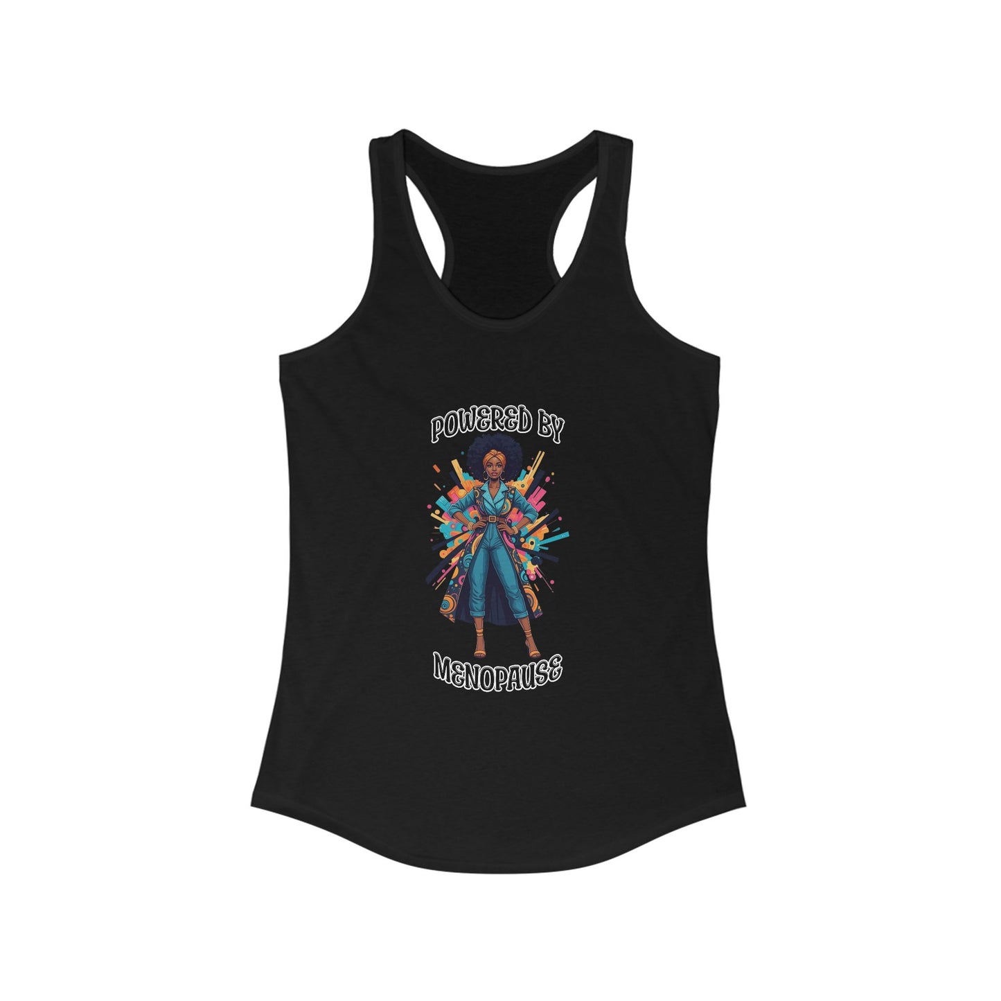 Empowering Menopause Tee | Women's Racerback Tank Top