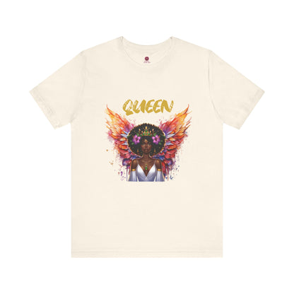Queen Unisex Short sleeve Jersey Tee - Empowering Graphic Tee for Confident Women