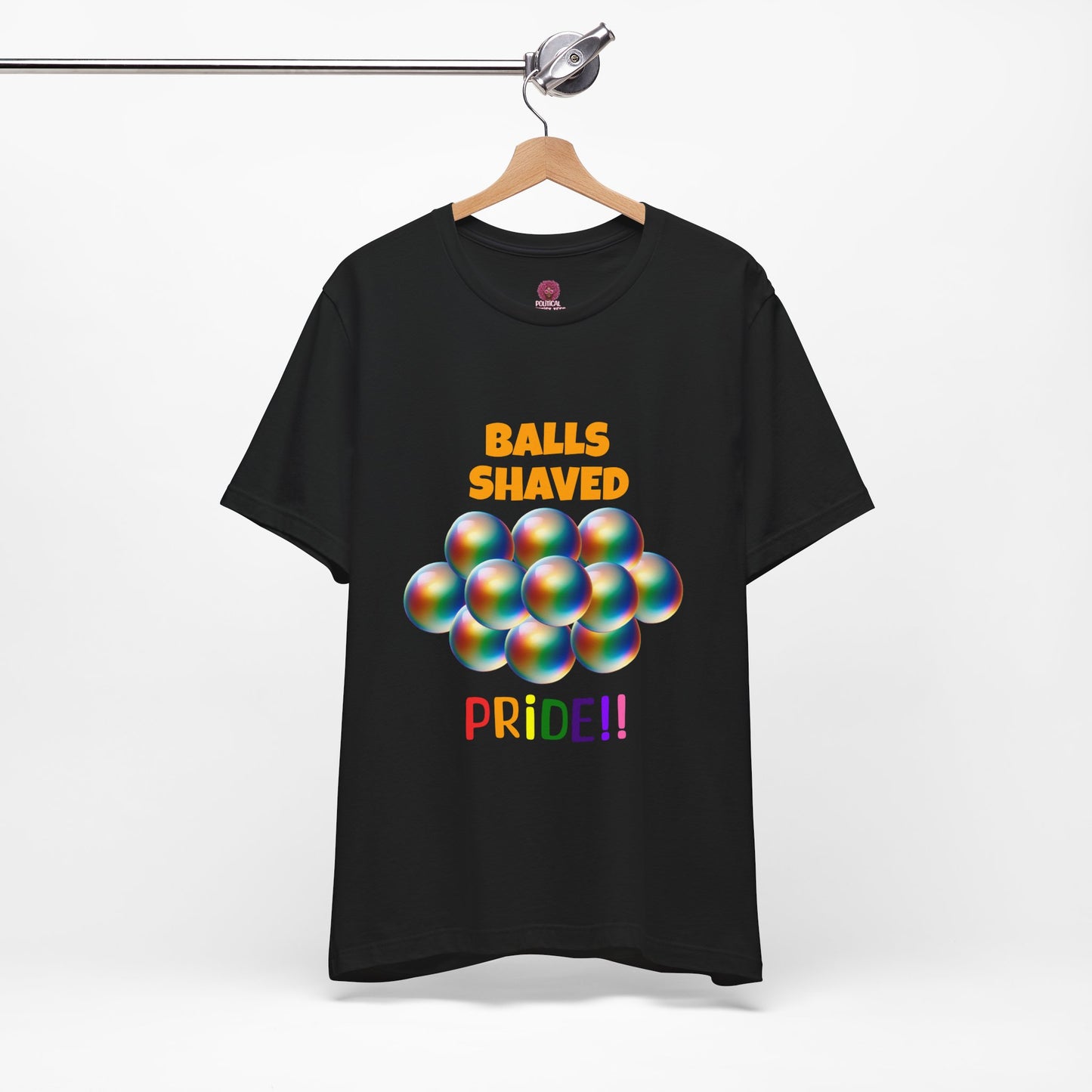 Humorous Pride Short Sleeve Tee - Balls Shaved