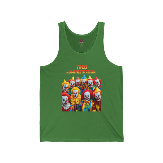 Funny Taco Administration Clown, Unisex Graphic Tank Top