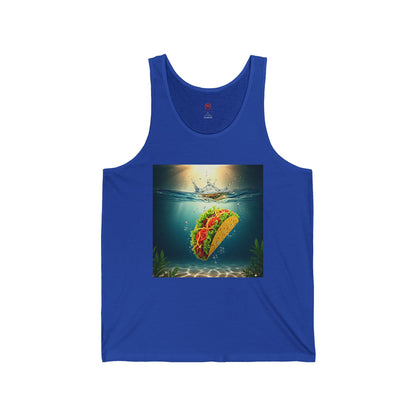 Taco Underwater Design - Opposition Graphic  Unisex Tank Top