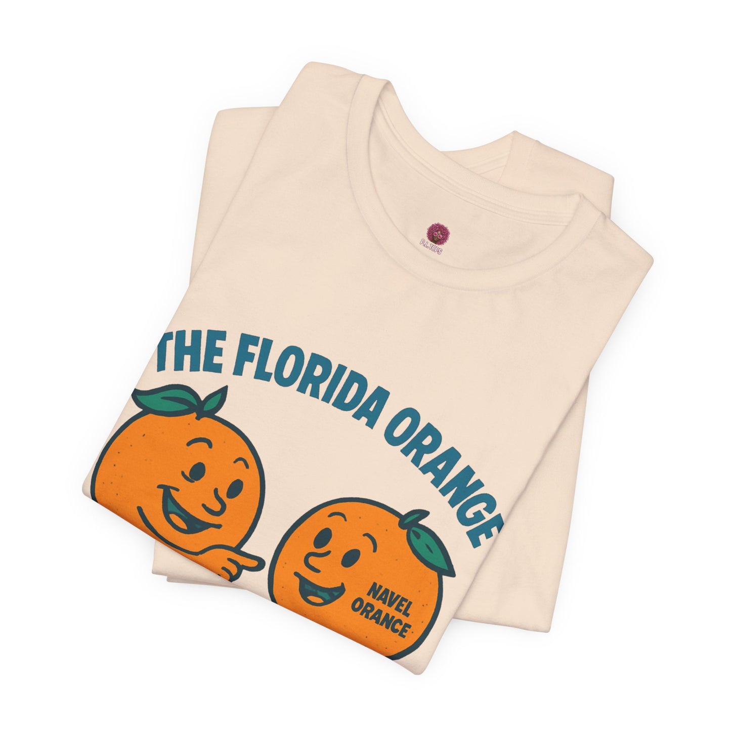 Florida Orange Graphic Tee, Fun Citrus Resist Shirt, Unisex Short Sleeve T-Shirt, Summer Vibes Apparel