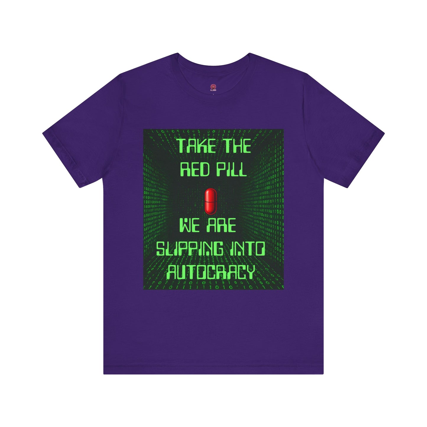 Red Pill Unisex T-Shirt, Graphic Tee, Pop Culture Apparel, Gift for Rebels, Autocracy Awareness Wear