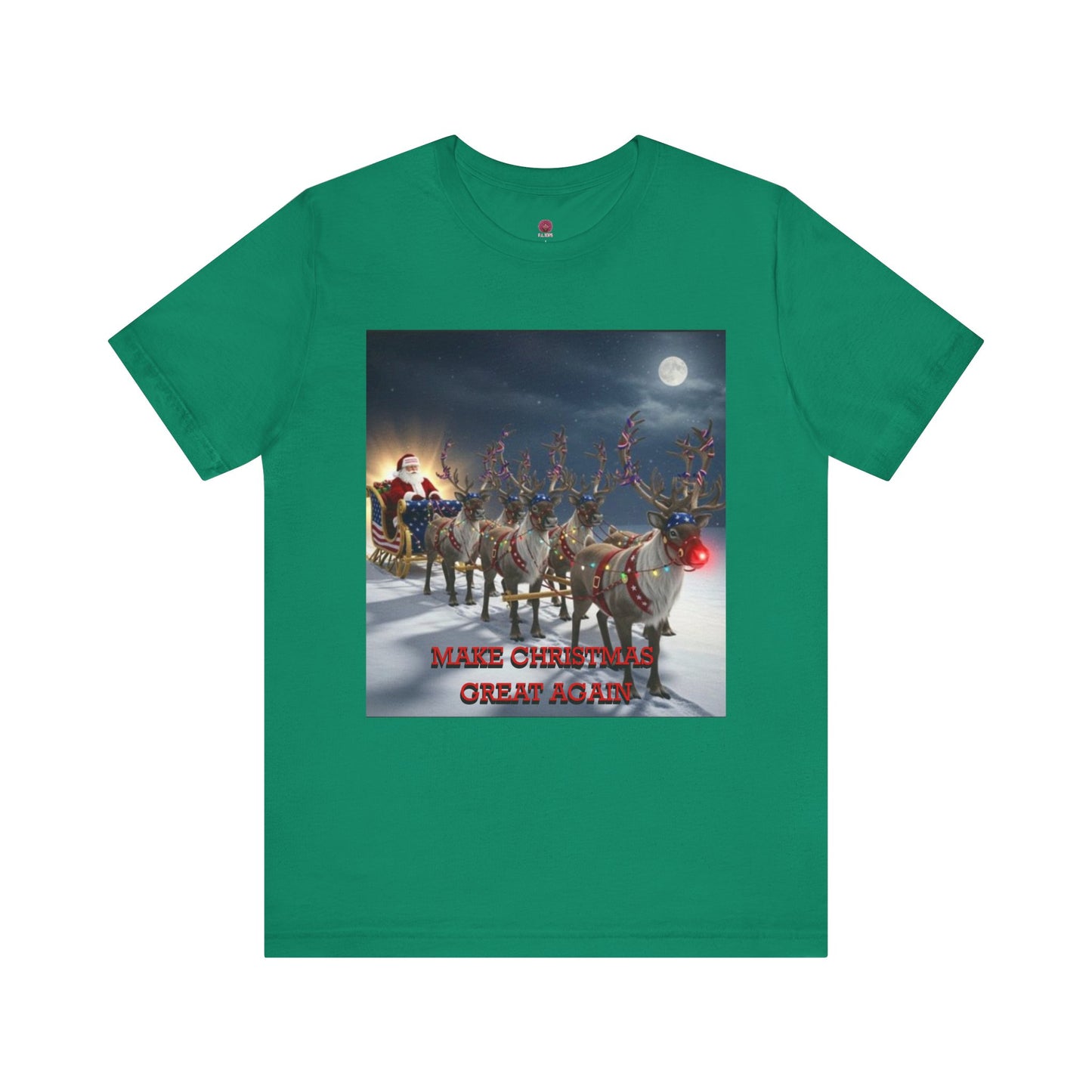 Christmas Reindeer Tee — "Make Christmas Great Again" Holiday T-Shirt