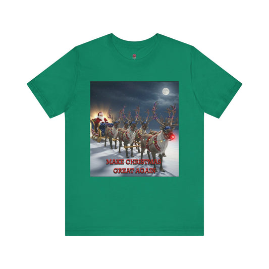 Christmas Reindeer Tee — "Make Christmas Great Again" Holiday T-Shirt