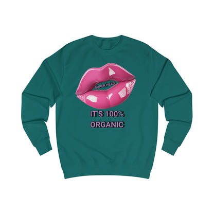 Super Head Gurl It's 100% Organic UnisexTee, Fun Graphic T-Shirt, Stylish Everyday Top