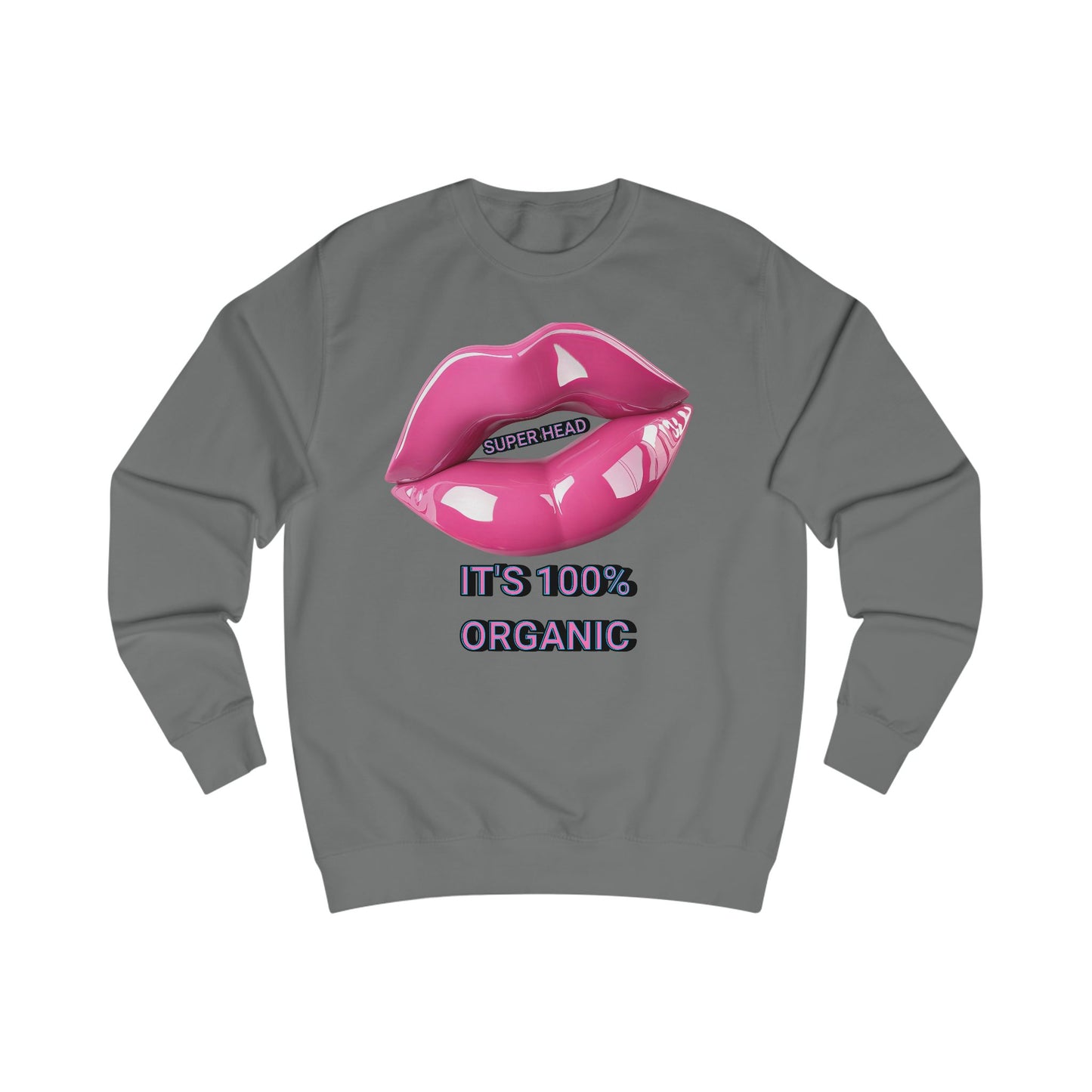 Super Head Gurl It's 100% Organic UnisexTee, Fun Graphic T-Shirt, Stylish Everyday Top