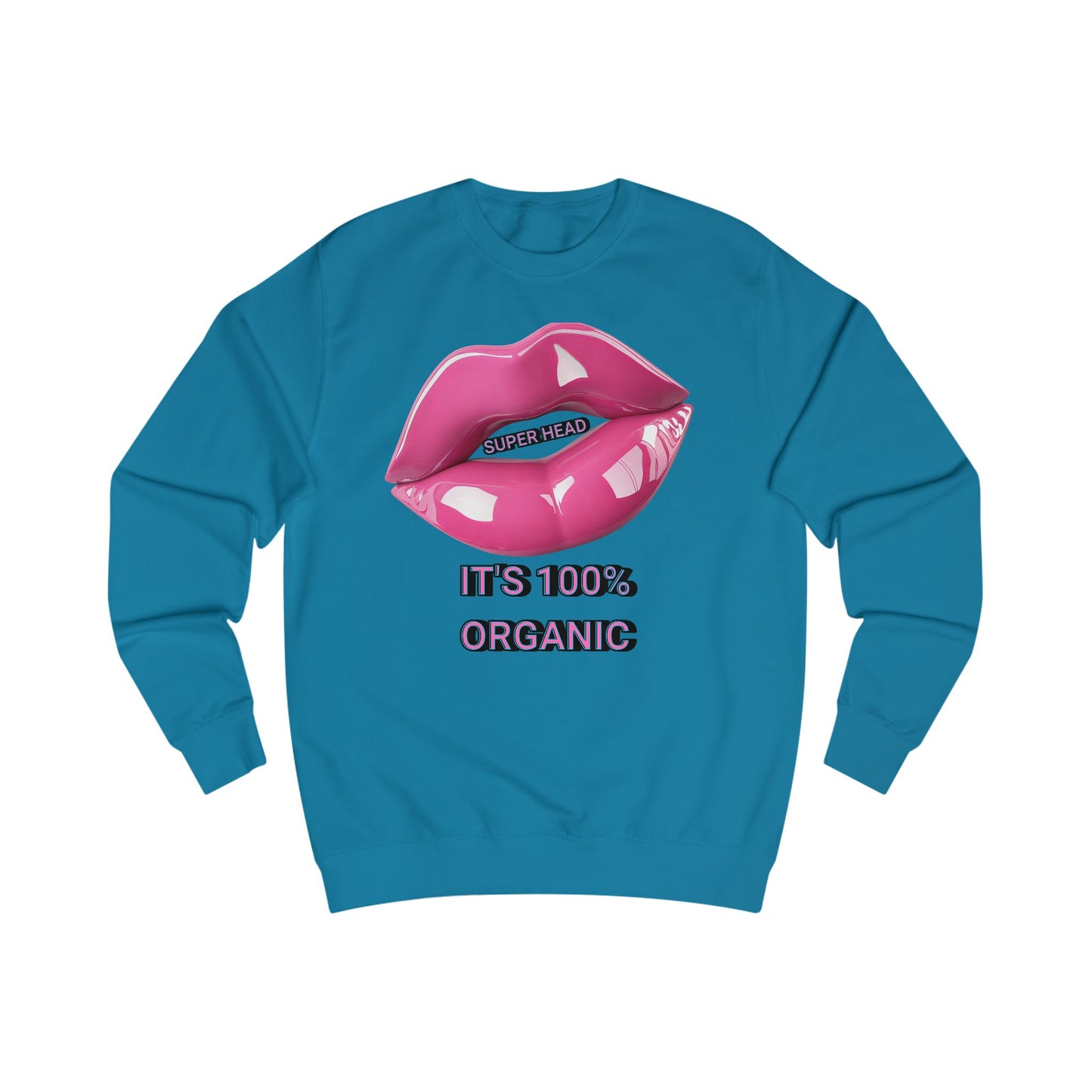 Super Head Gurl It's 100% Organic UnisexTee, Fun Graphic T-Shirt, Stylish Everyday Top