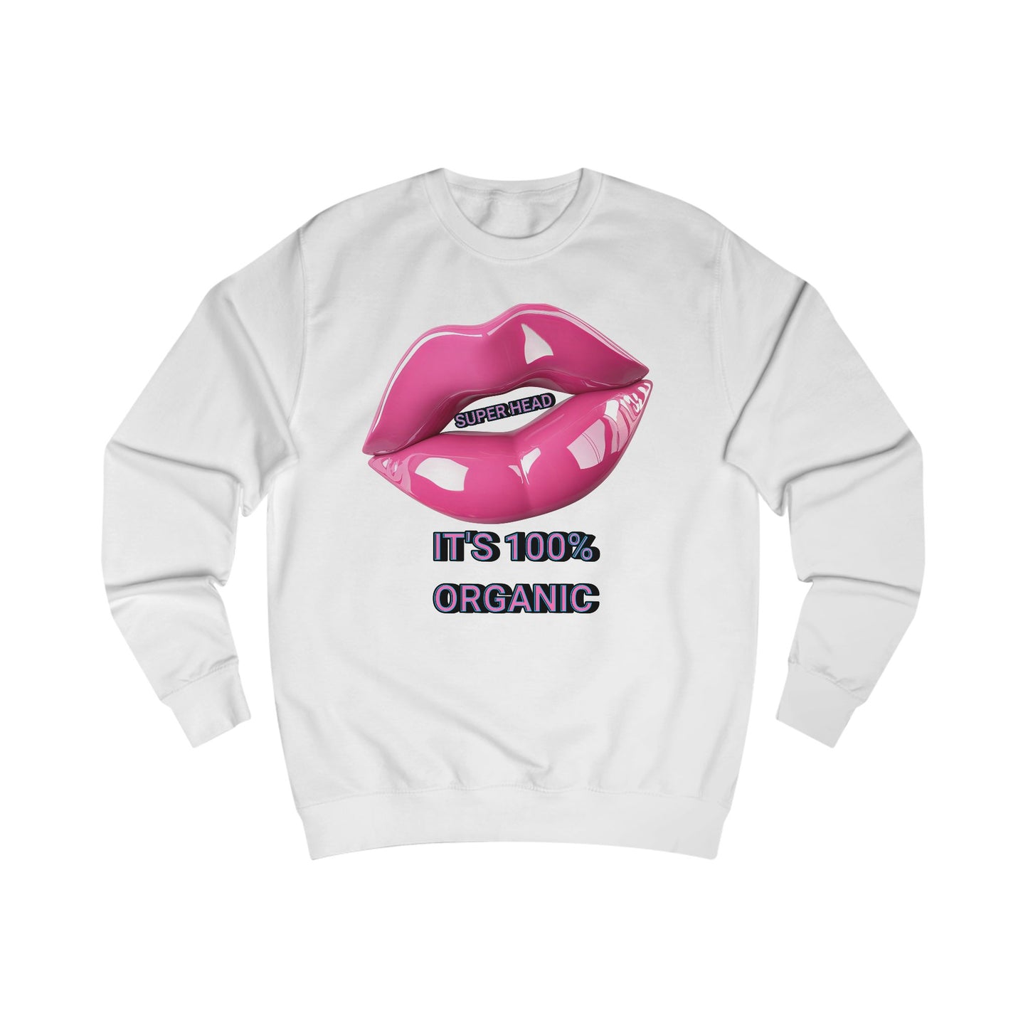 Super Head Gurl It's 100% Organic UnisexTee, Fun Graphic T-Shirt, Stylish Everyday Top