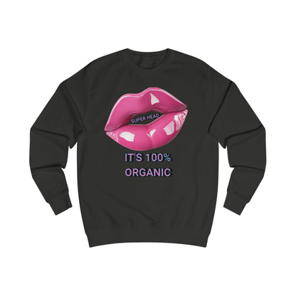 Super Head Gurl It's 100% Organic UnisexTee, Fun Graphic T-Shirt, Stylish Everyday Top