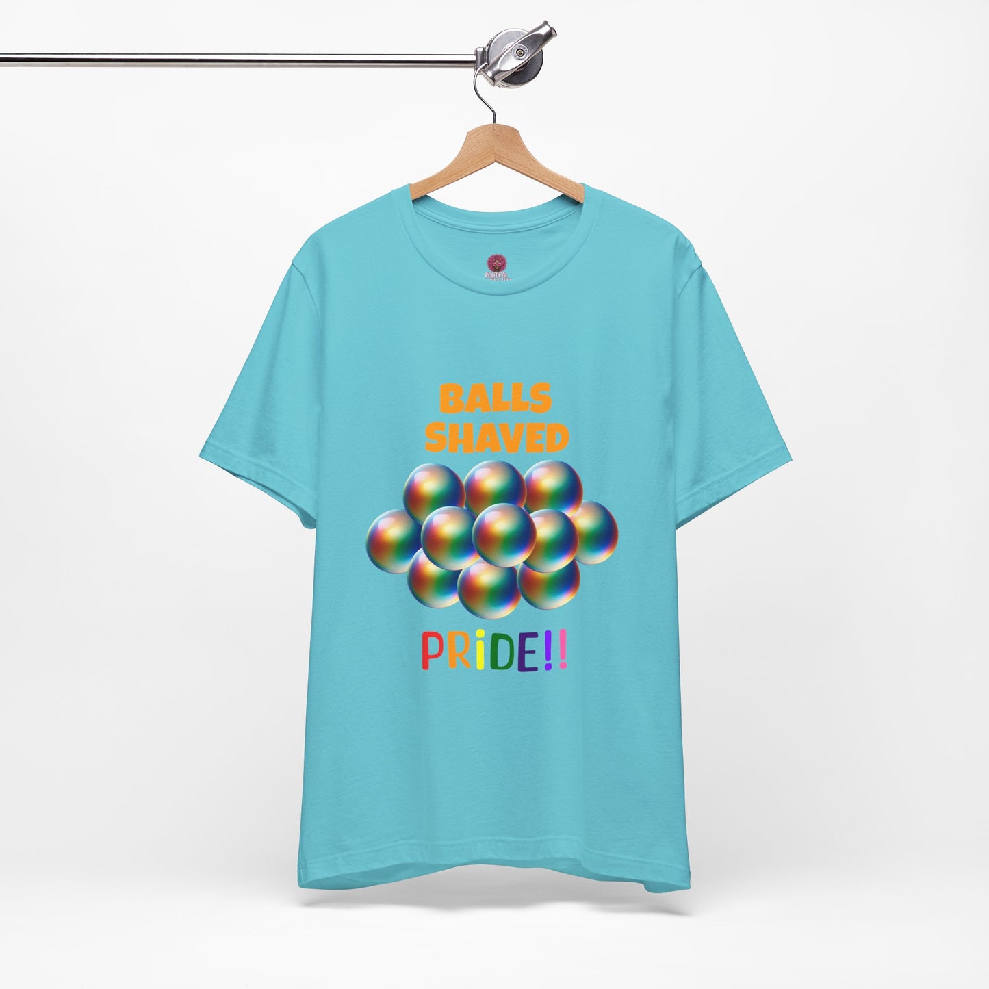 Humorous Pride Short Sleeve Tee - Balls Shaved