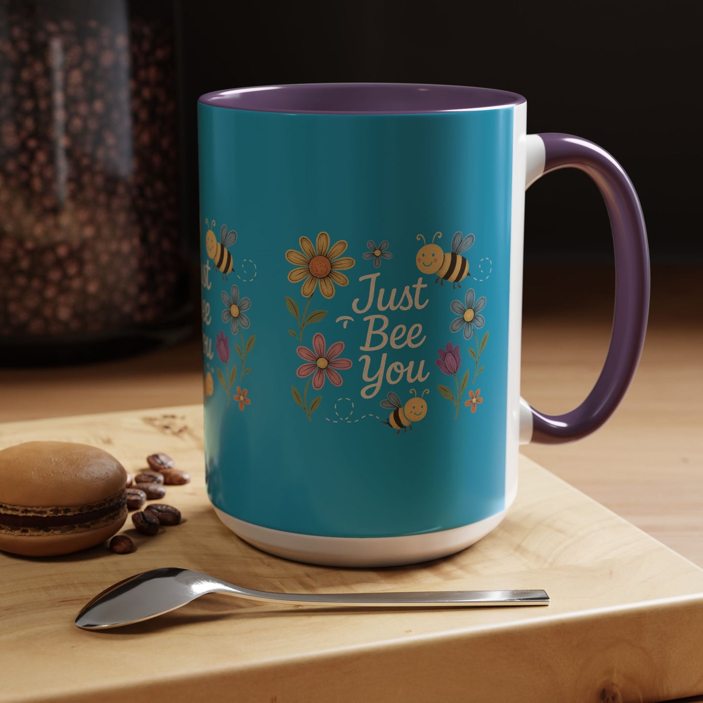 Just Bee You Ceramic Coffee Mug | Inspirational Mug for Tea Lovers, Gift for Friends, Pride Mug