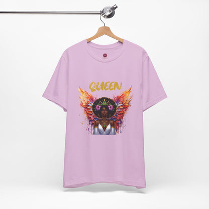 Queen Unisex Short sleeve Jersey Tee - Empowering Graphic Tee for Confident Women