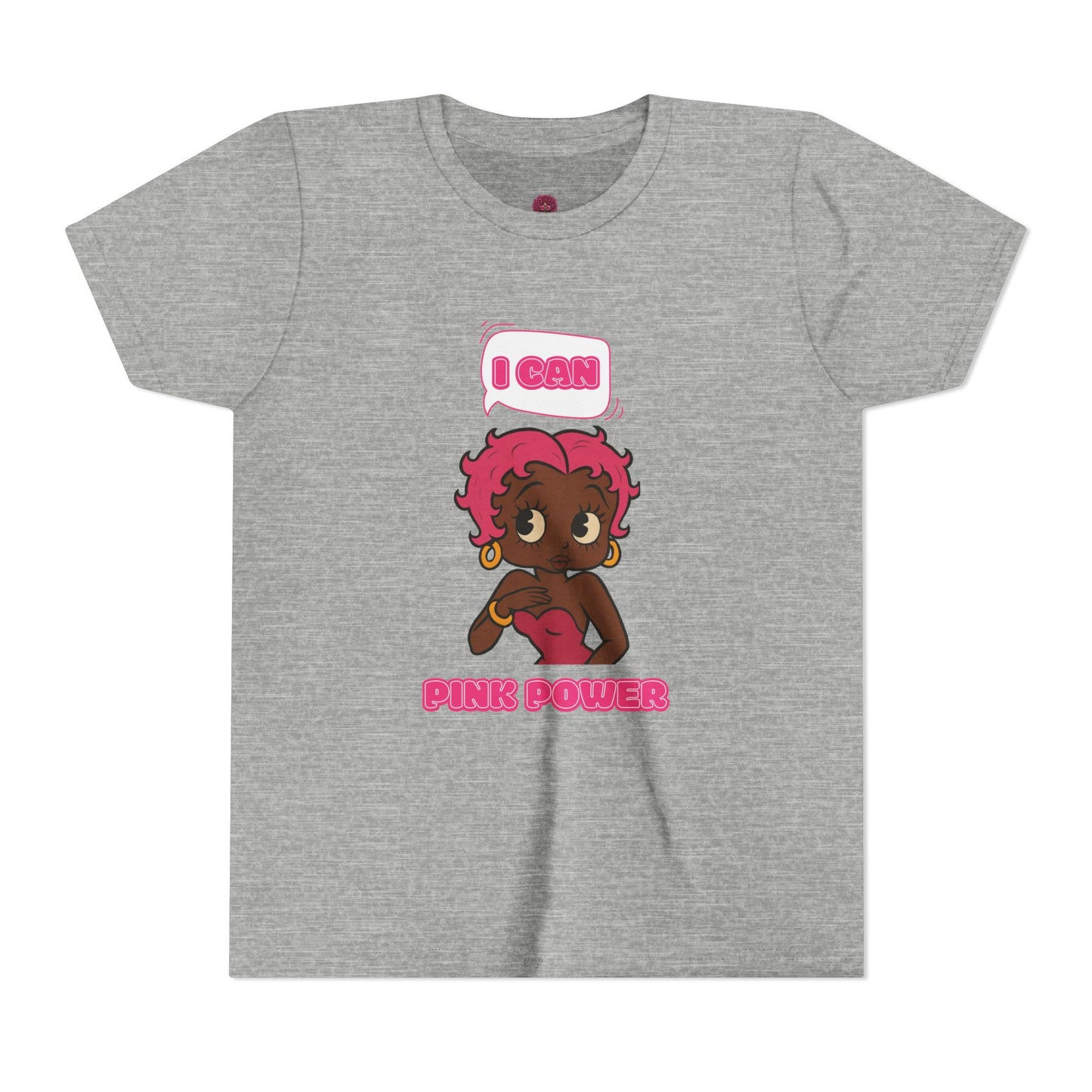 Empowering Youth Tee - "I Can" Pink Power Graphic Tee, Kids Inspirational Shirt, Motivational T-Shirt, Girls Fashion, Positive [...]
