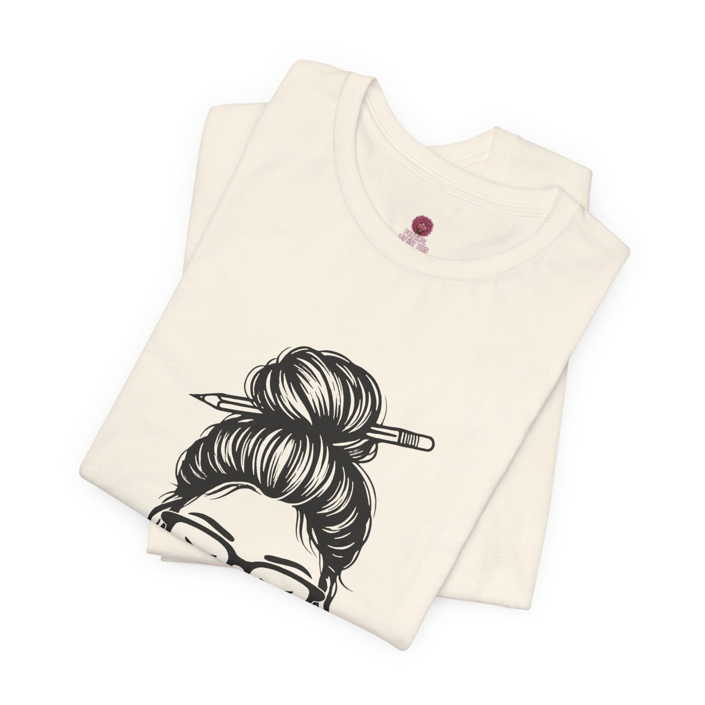 Back to School Bun in Control Tee, Unisex Short Sleeve Shirt for Teachers, Funny Teacher Gift, Cute Casual Wear
