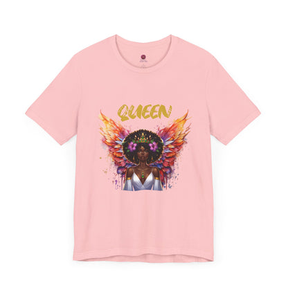 Queen Unisex Short sleeve Jersey Tee - Empowering Graphic Tee for Confident Women
