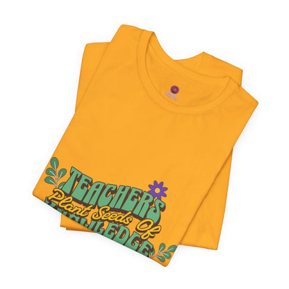 Teacher Appreciation Tee, Floral Teacher Shirt, Gift for Educators, Cute Teacher Gift, Spring Teacher Outfit