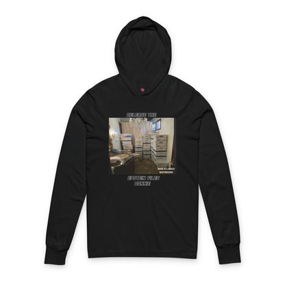 Release The Epstein Files Tee: Unisex Long Sleeve Hooded T-Shirt, Casual Wear, Statement Tee, Funny & Quirky Shirt