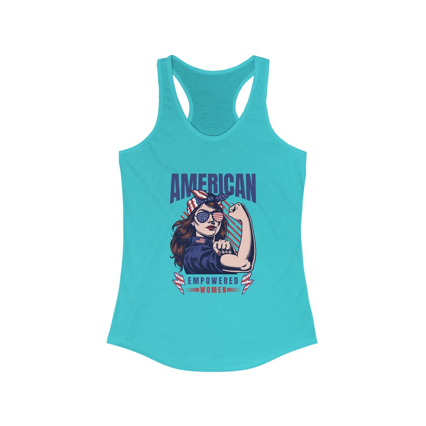 Women's Racerback Tank : American Empowered Women