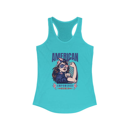 Women's Racerback Tank : American Empowered Women