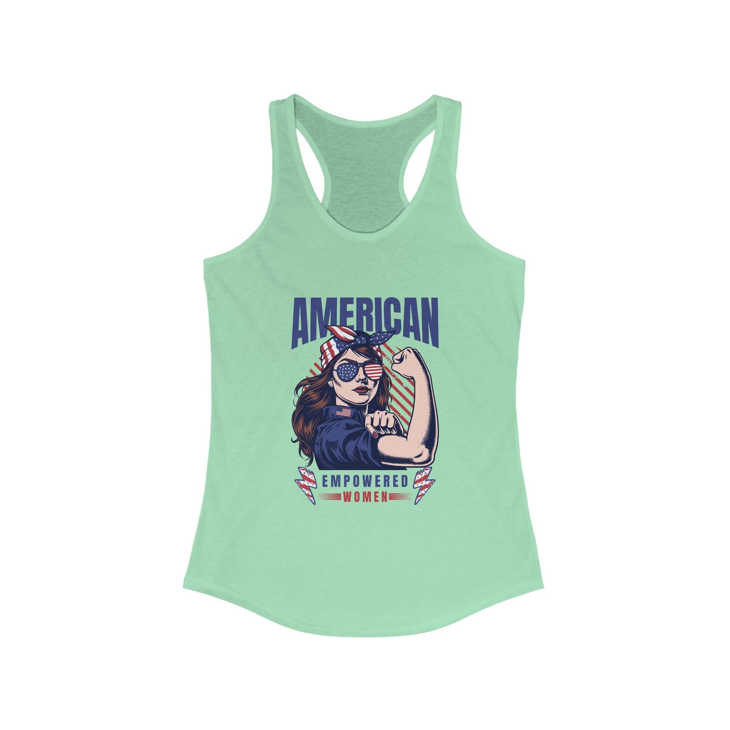 Women's Racerback Tank : American Empowered Women
