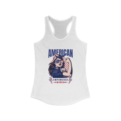 Women's Racerback Tank : American Empowered Women