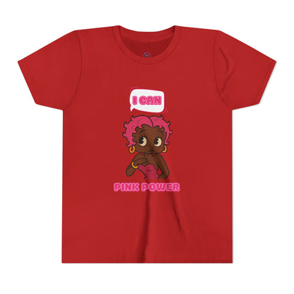 Empowering Youth Tee - "I Can" Pink Power Graphic Tee, Kids Inspirational Shirt, Motivational T-Shirt, Girls Fashion, Positive [...]