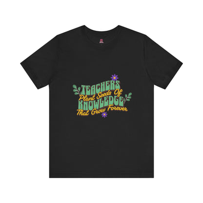Teacher Appreciation Tee, Floral Teacher Shirt, Gift for Educators, Cute Teacher Gift, Spring Teacher Outfit