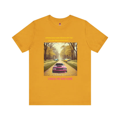 I Know My Way Home Unisex Graphic Tee - Vintage Car Design