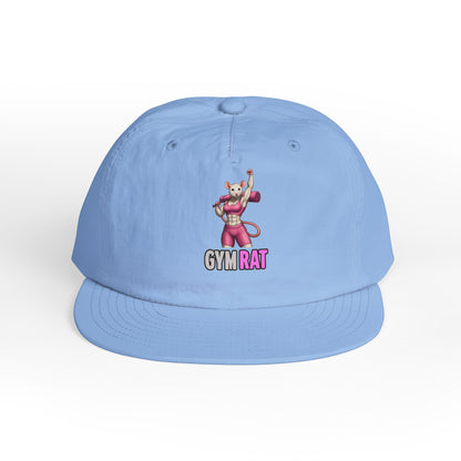Gym Rat Surf Cap, Fun Baseball Hat, Casual Summer Accessory, Gym Accessory, Active Lifestyle Hat