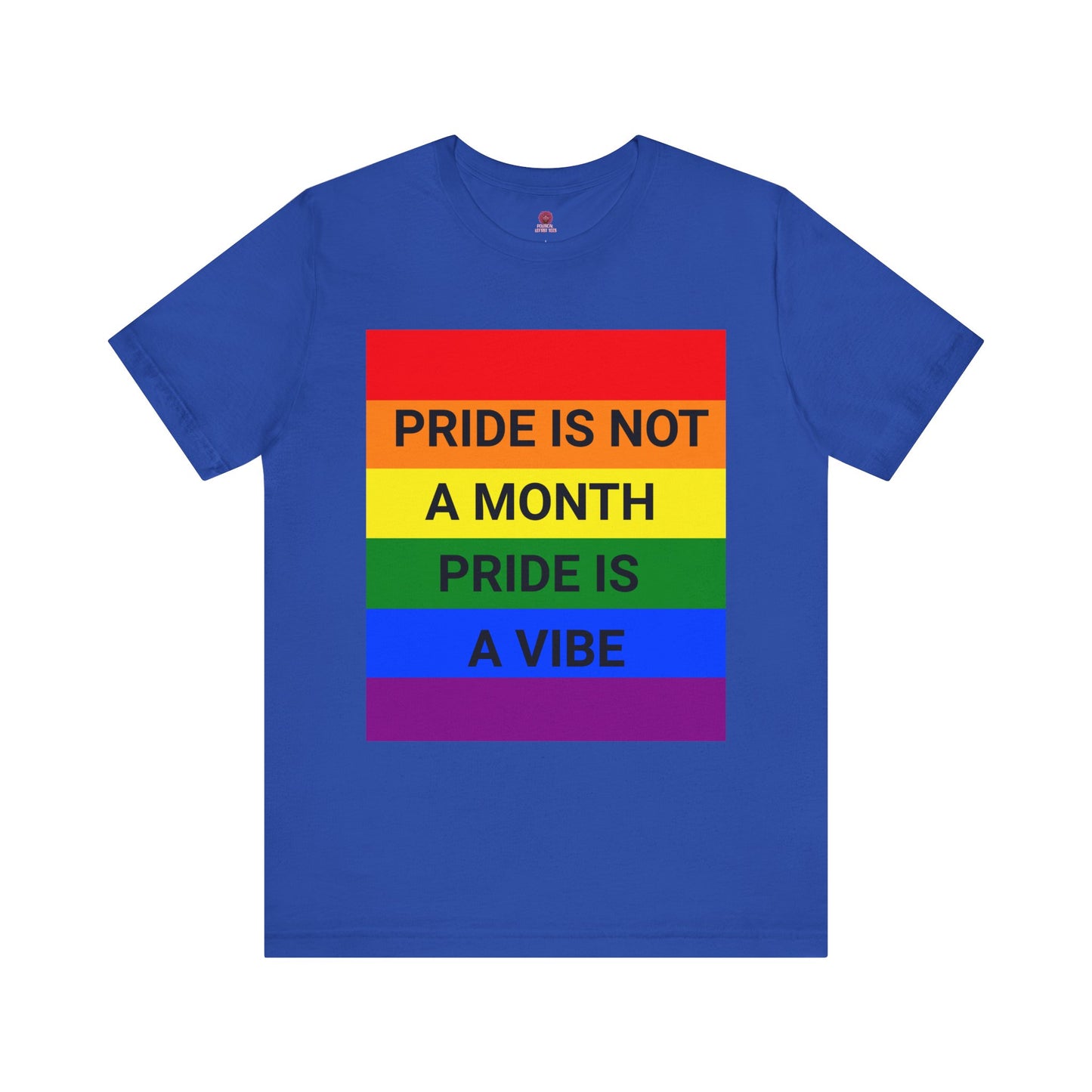 Pride Vibe Unisex Graphic T-Shirt, LGBTQ+ Pride Month Apparel, Rainbow Pride Clothing
