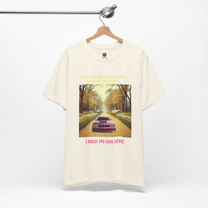 I Know My Way Home Unisex Graphic Tee - Vintage Car Design