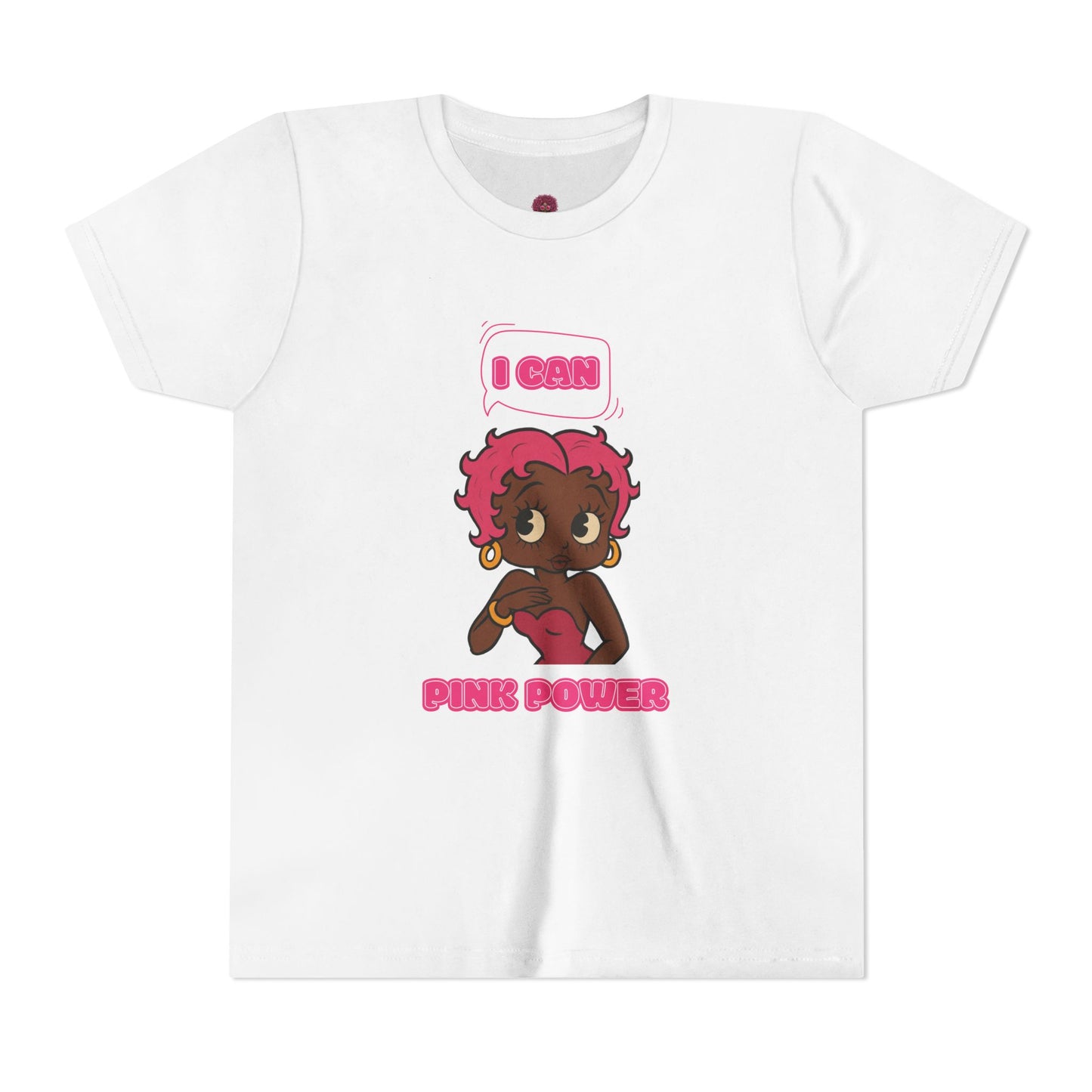 Empowering Youth Tee - "I Can" Pink Power Graphic Tee, Kids Inspirational Shirt, Motivational T-Shirt, Girls Fashion, Positive [...]