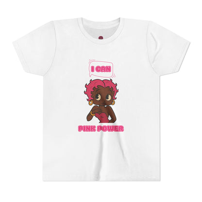 Empowering Youth Tee - "I Can" Pink Power Graphic Tee, Kids Inspirational Shirt, Motivational T-Shirt, Girls Fashion, Positive [...]