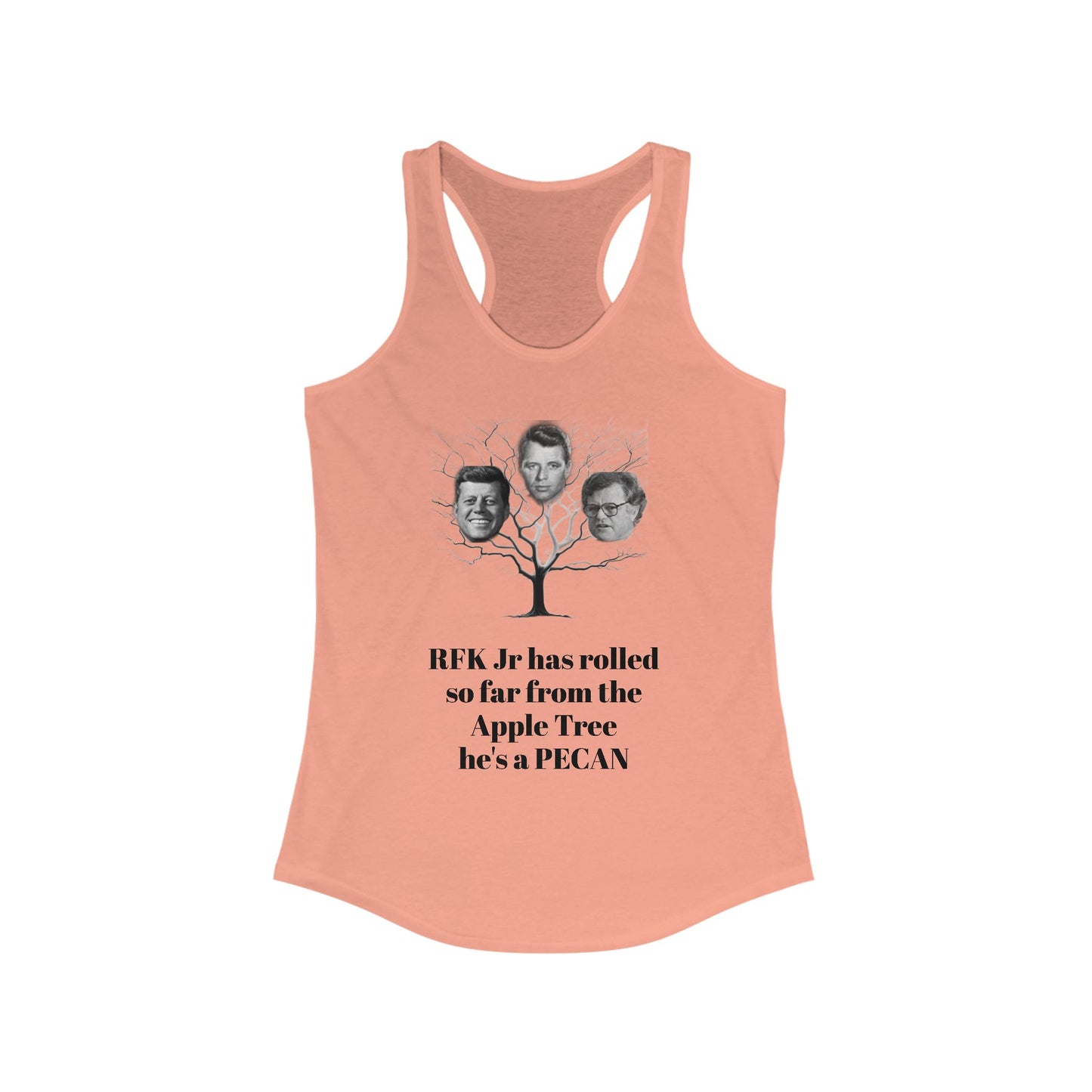RFK Jr Is A Pecan Women's Racerback Tank top