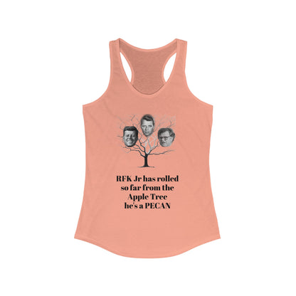 RFK Jr Is A Pecan Women's Racerback Tank top