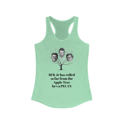 RFK Jr Is A Pecan Women's Racerback Tank top