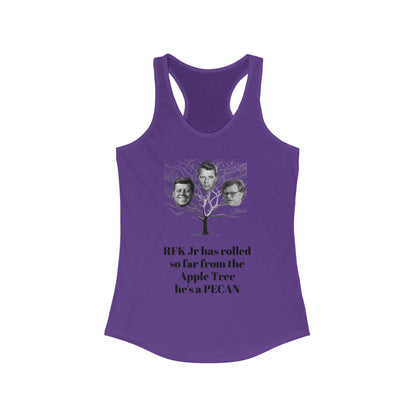 RFK Jr Is A Pecan Women's Racerback Tank top