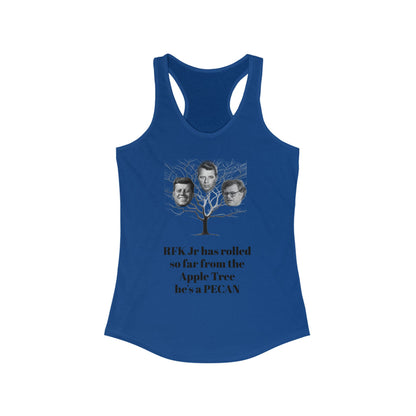 RFK Jr Is A Pecan Women's Racerback Tank top