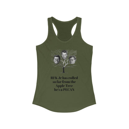 RFK Jr Is A Pecan Women's Racerback Tank top